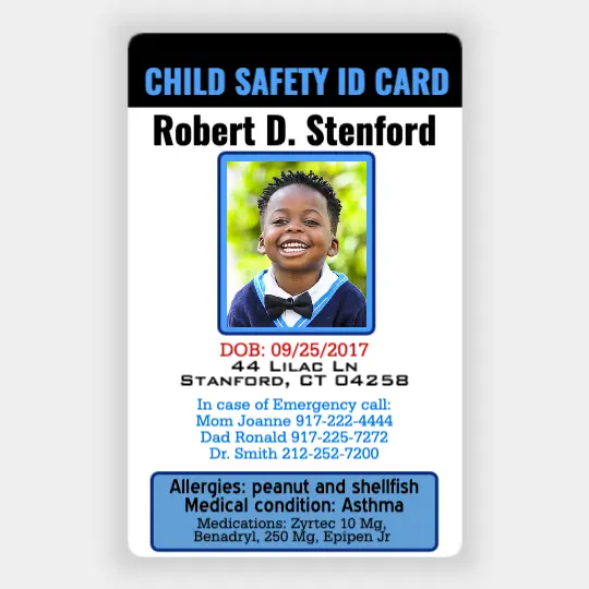Child Emergency contact ID