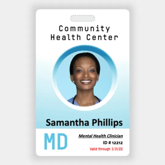 Community Health Center Staff ID Card