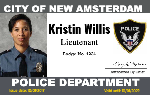 Law Enforcement ID Badge