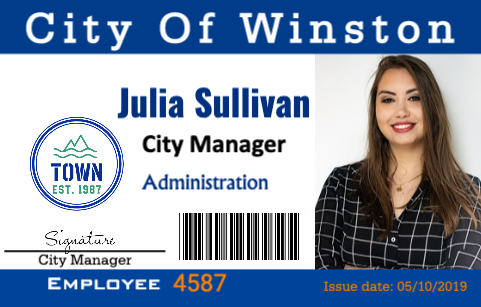 Municipal employee ID
