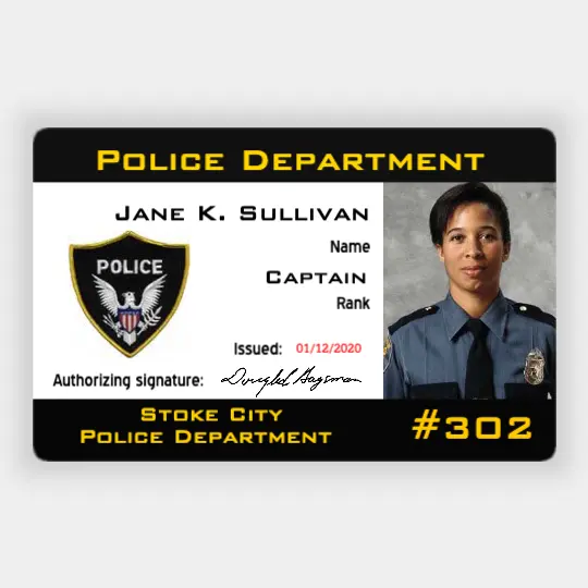 Police ID Cards