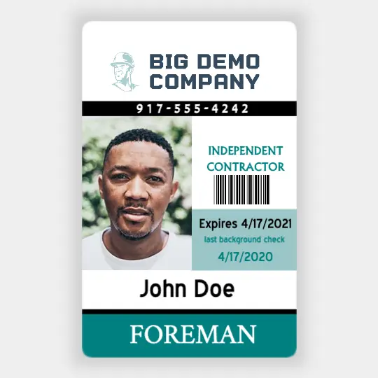 Independent Contractor ID