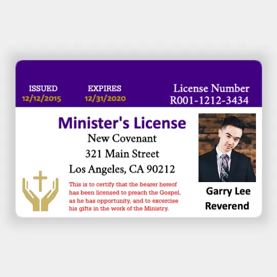 Church License ID