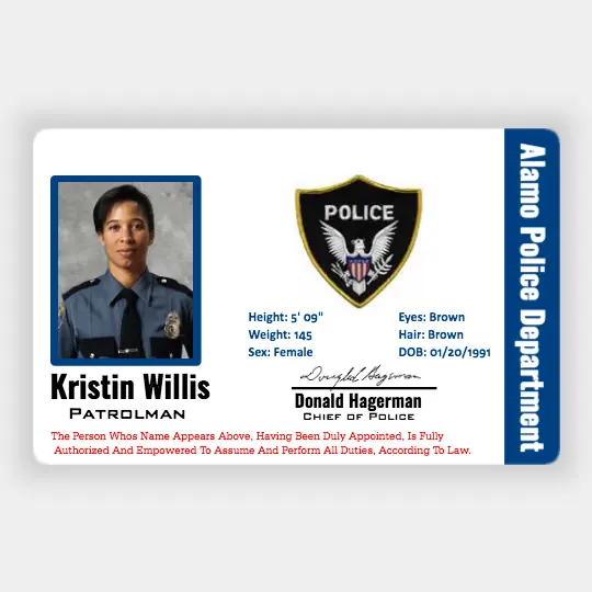 Police Officer ID