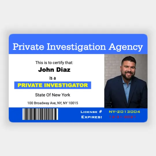 Investigator ID Cards