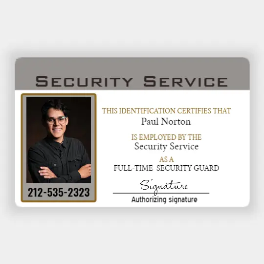 Security Guard ID
