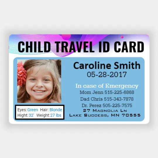Child Travel ID