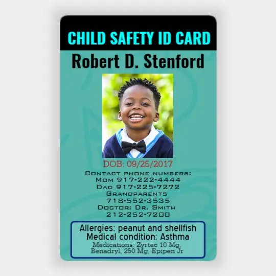 Child ID card