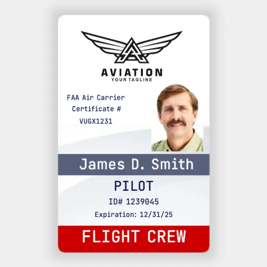 Flight Crew ID Card