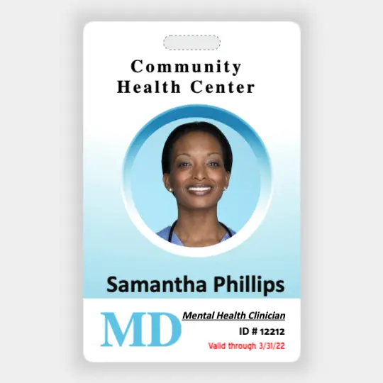 Community Health Center Staff ID Card