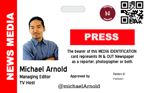 Press Pass & Press ID Card Templates & Badge Maker