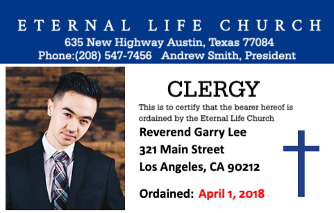 Clergy ID