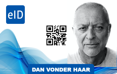Blue Employee ID card