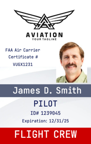Flight Crew ID Card