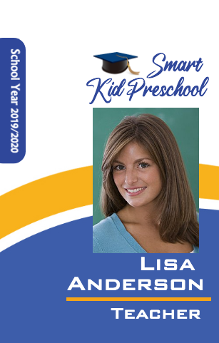 Teacher ID badge
